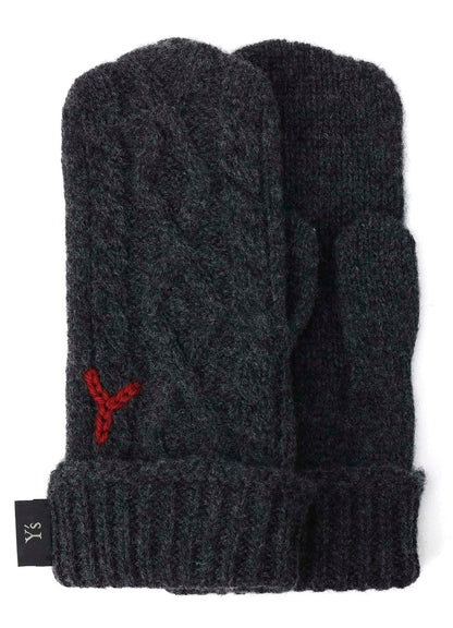 WOOL NYLON MITTENS