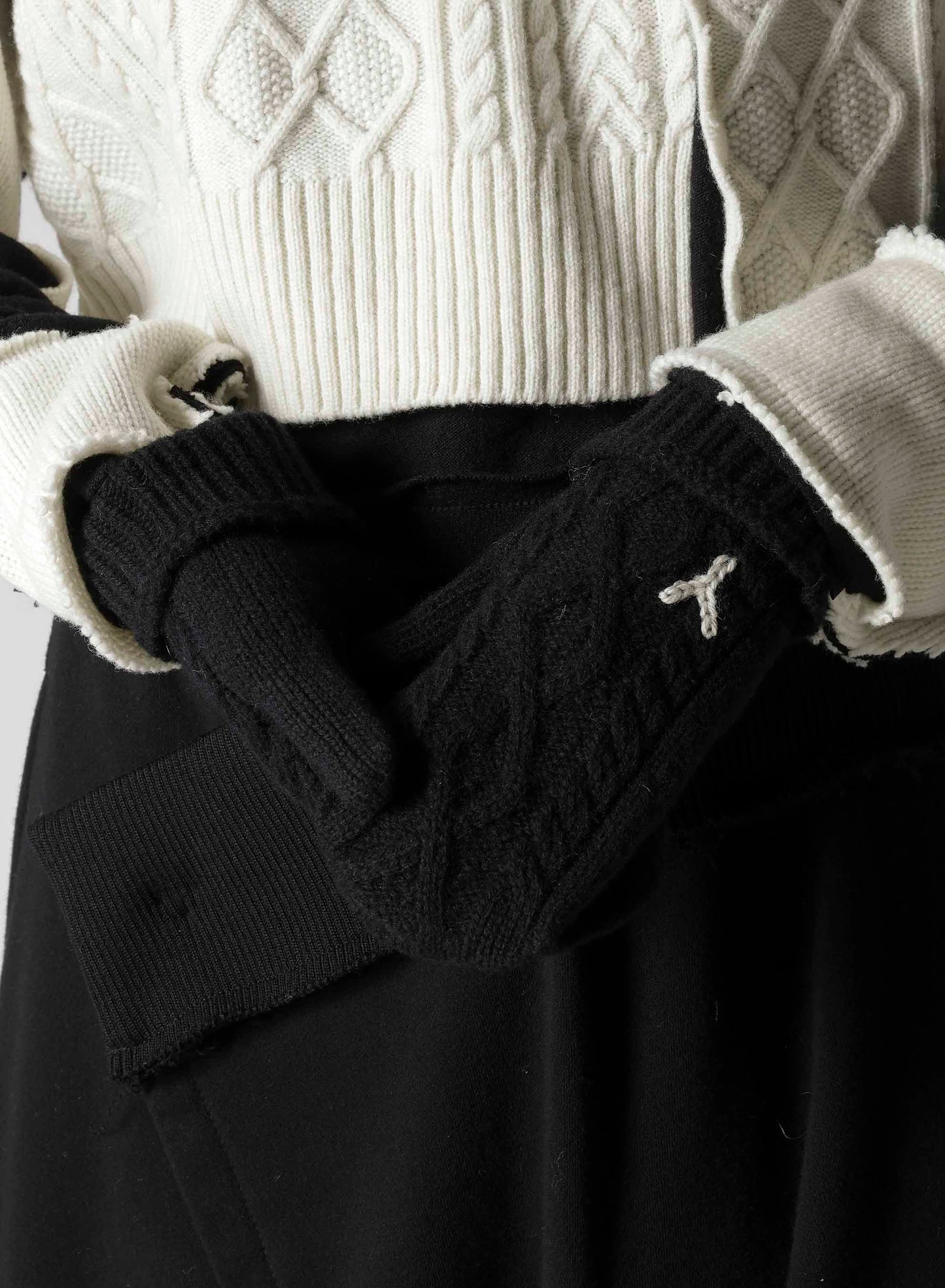WOOL NYLON MITTENS