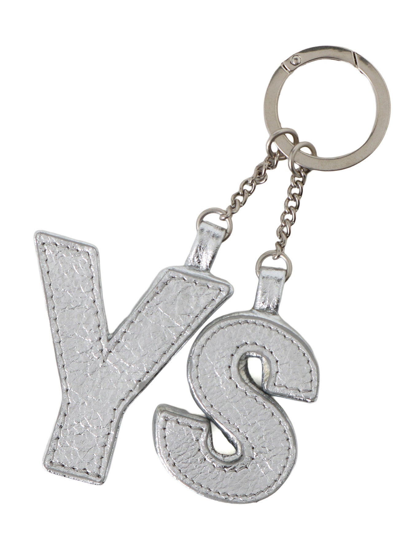 Y'S BLOCK LEATHER BAG CHARM
