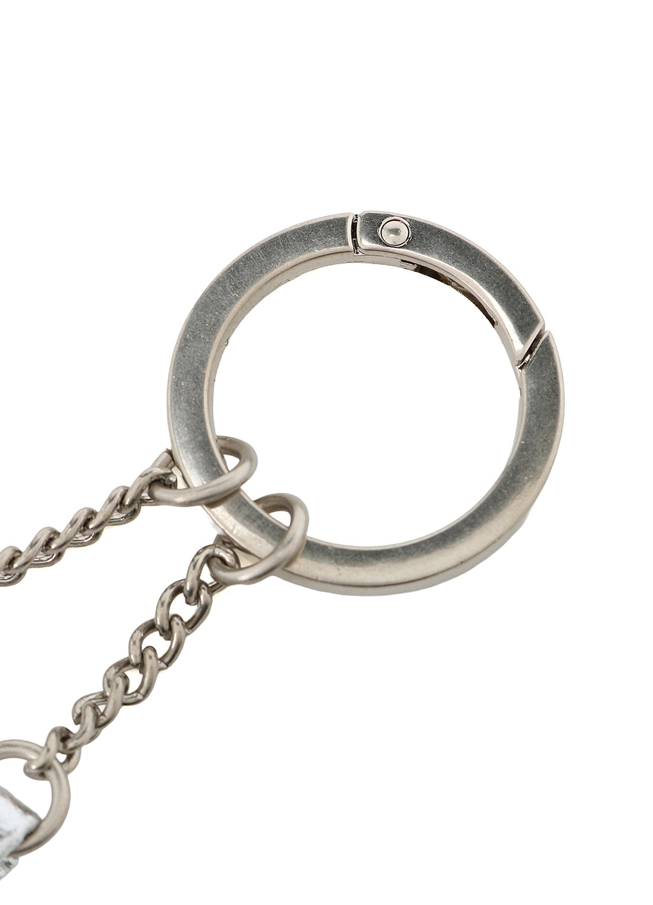 Y'S BLOCK LEATHER BAG CHARM