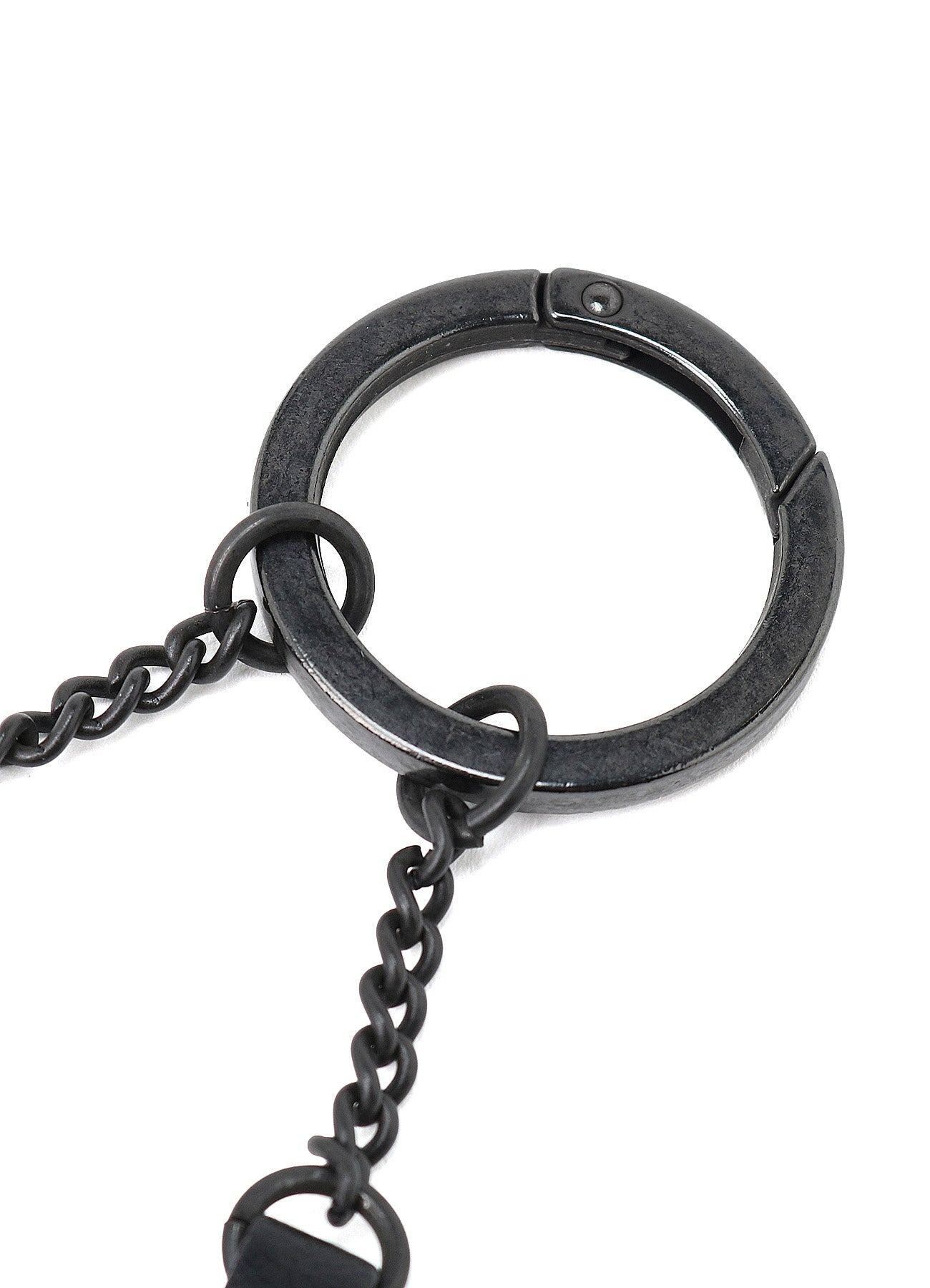 Y'S BLOCK LEATHER BAG CHARM