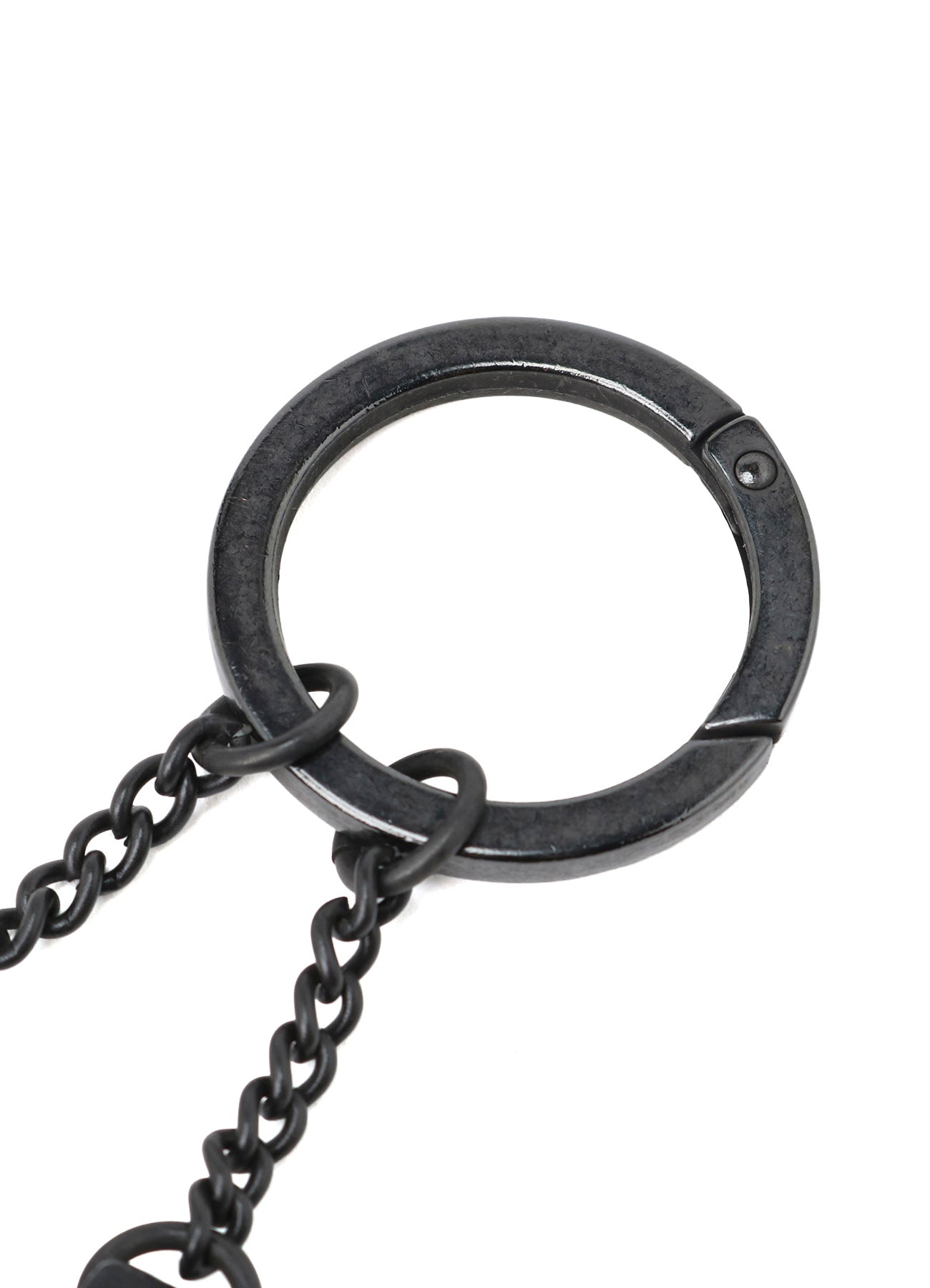 Y'S BLOCK LEATHER BAG CHARM