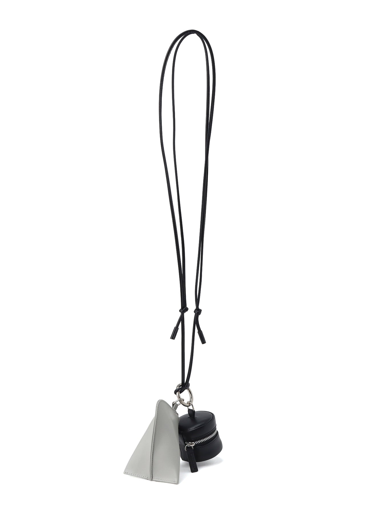 LEATHER BLOCK SHOULDER STRAP