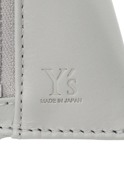 LEATHER BLOCK SHOULDER STRAP