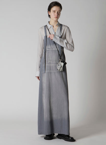 LEATHER BLOCK SHOULDER STRAP