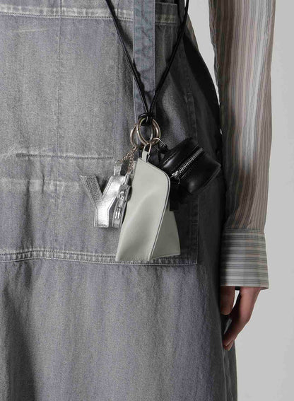 LEATHER BLOCK SHOULDER STRAP