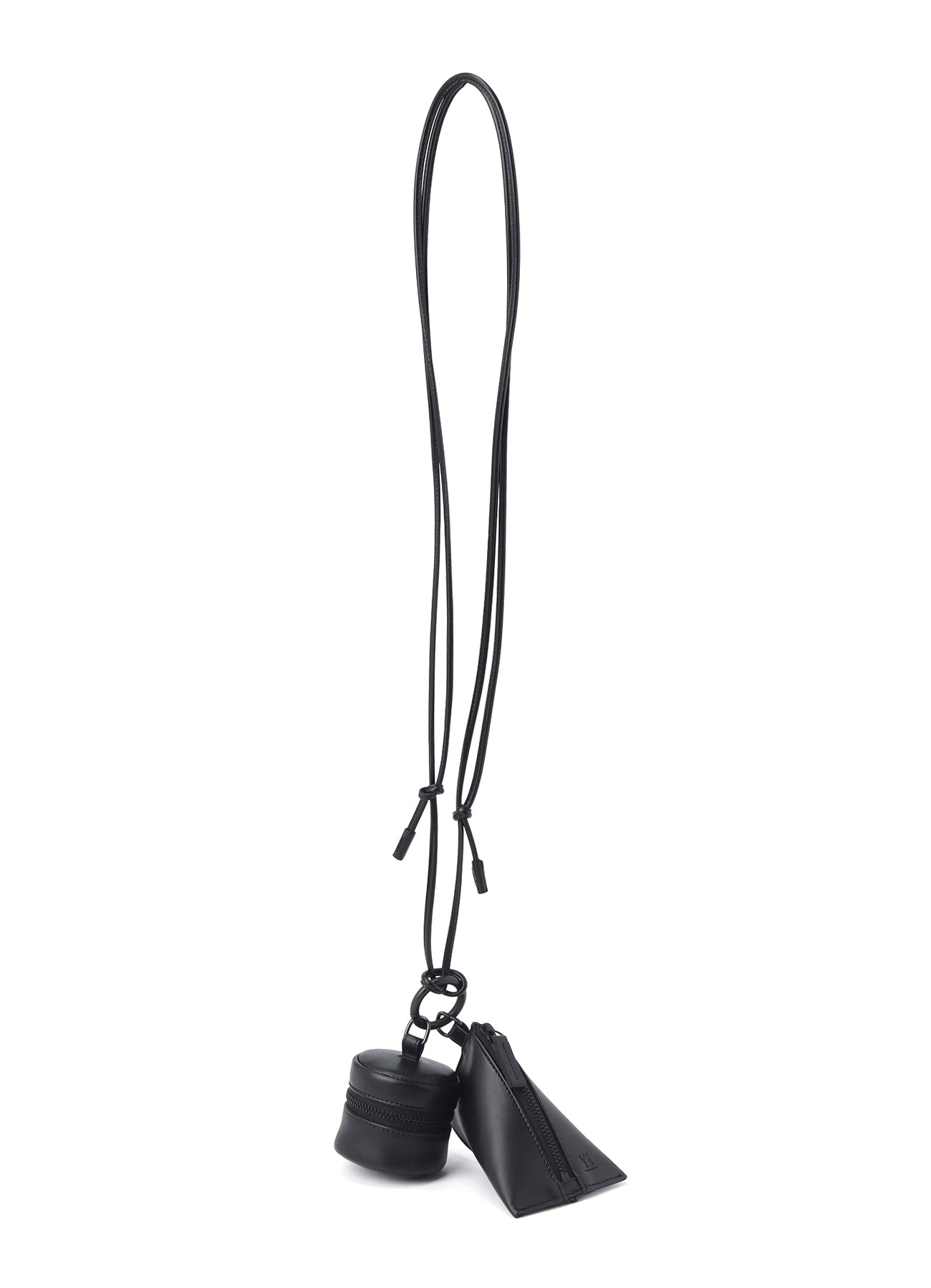 LEATHER BLOCK SHOULDER STRAP