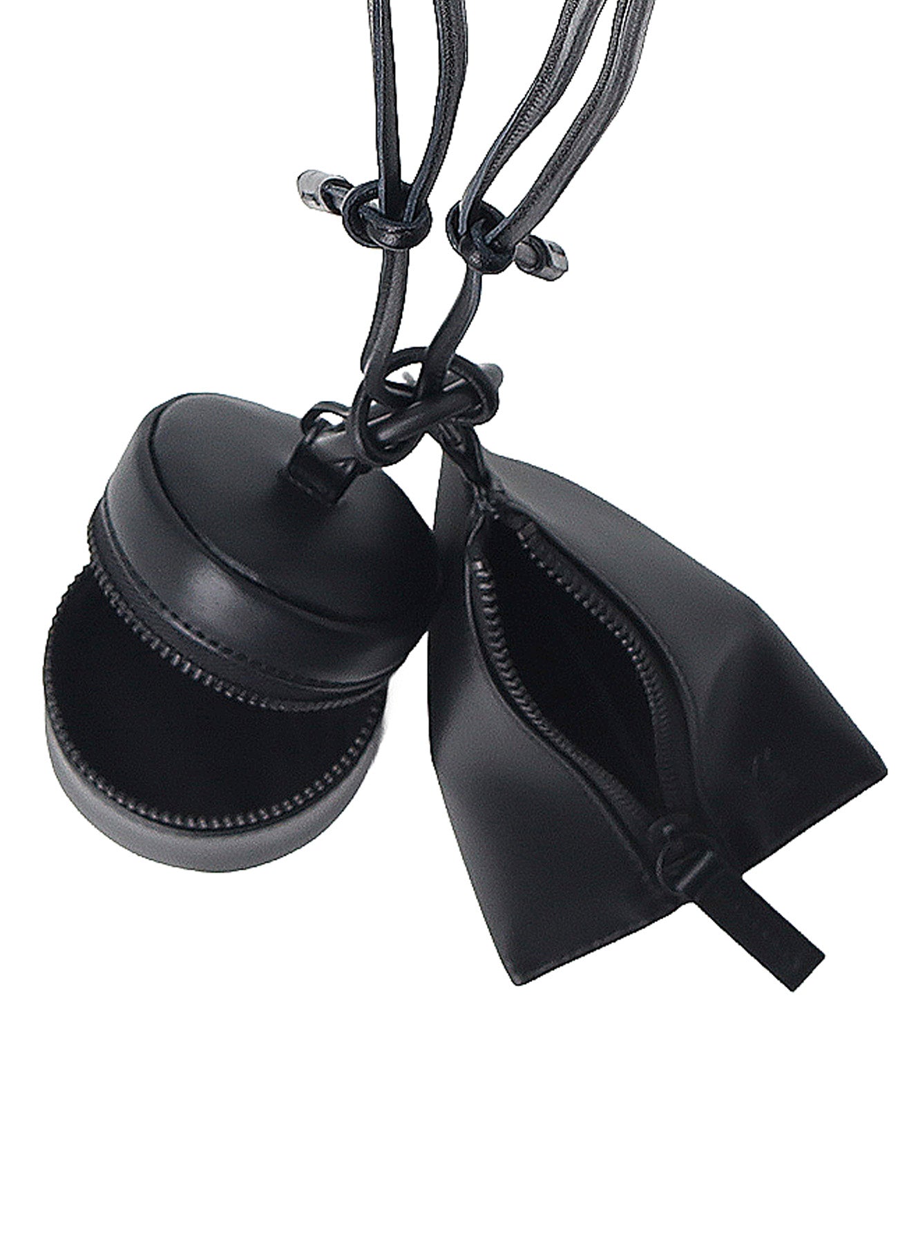 LEATHER BLOCK SHOULDER STRAP