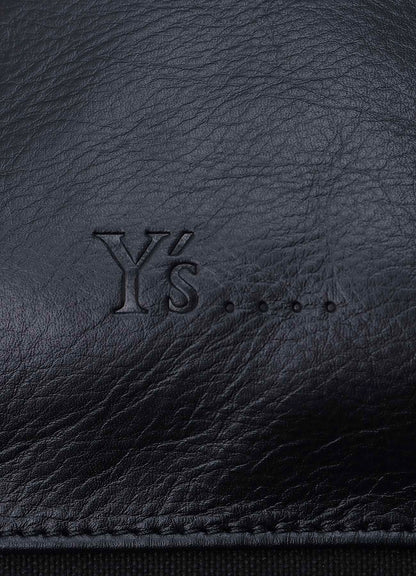 COW LEATHER METAL CLASP NECKLACE