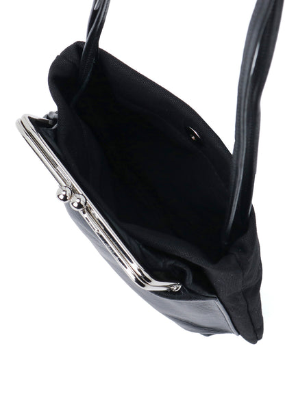 COW LEATHER METAL CLASP NECKLACE