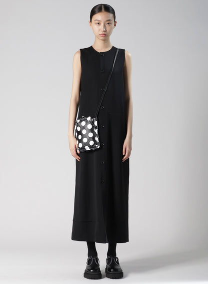 COW LEATHER METAL CLASP NECKLACE