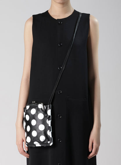 COW LEATHER METAL CLASP NECKLACE