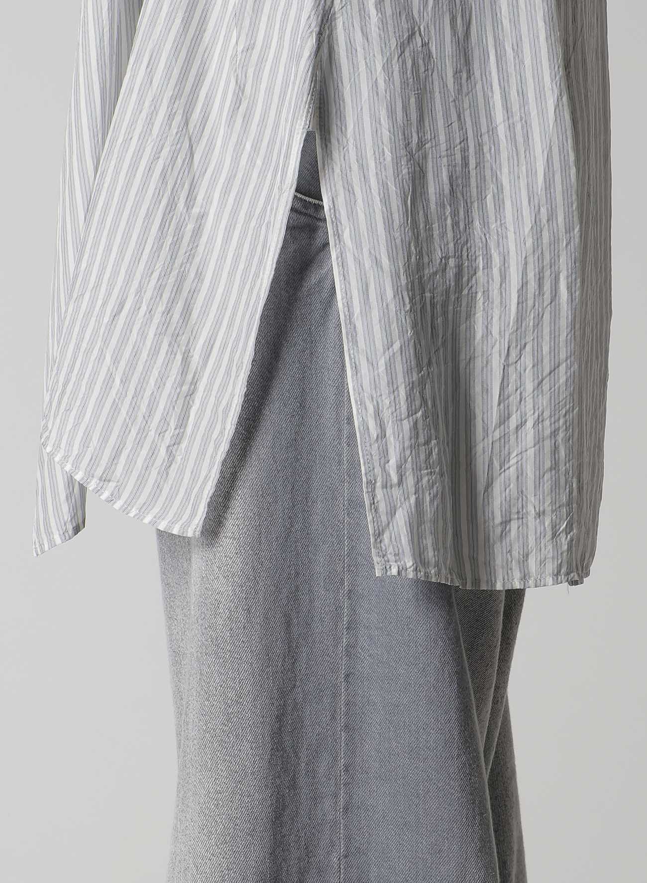 CUPRO STRIPE FRONT CLOTH SHIRT