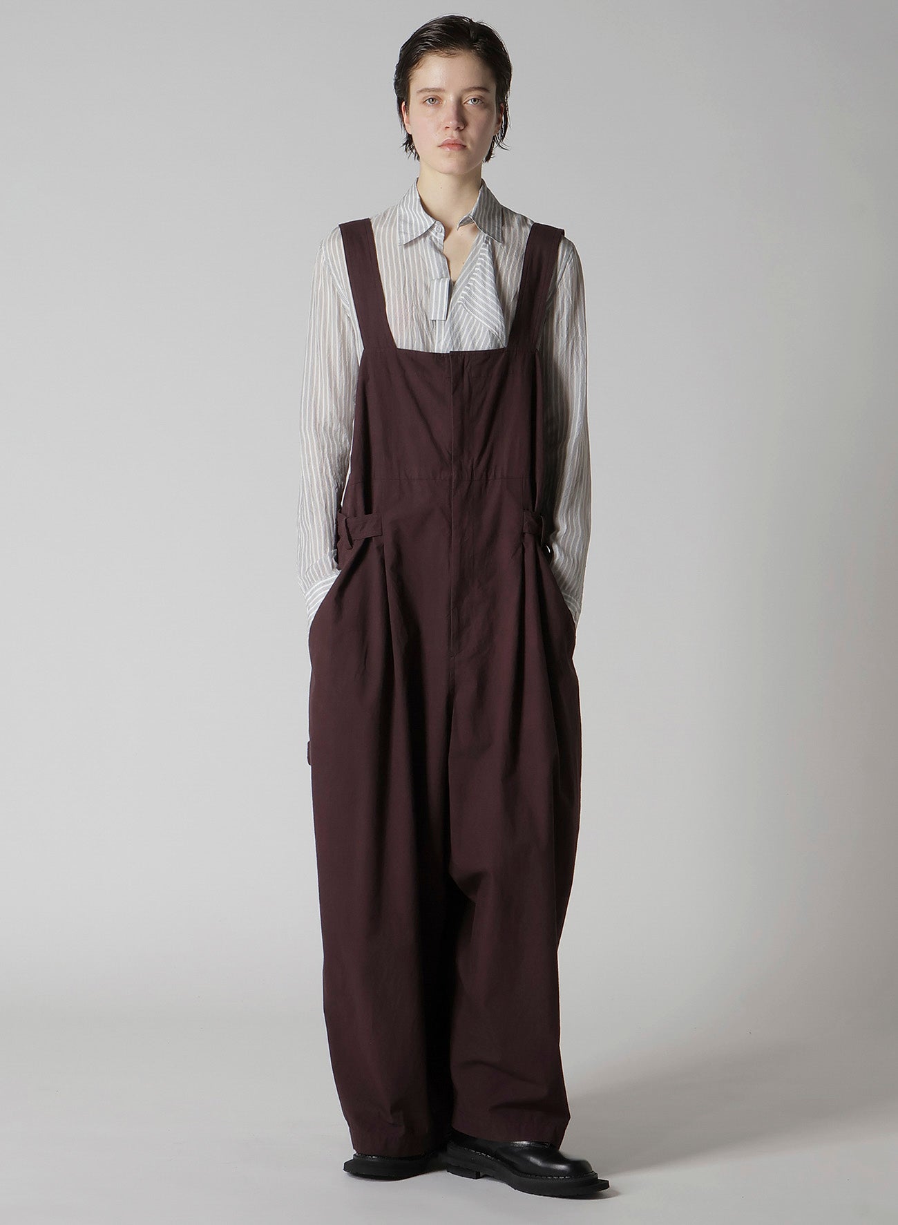 CUPRO STRIPE FRONT CLOTH SHIRT