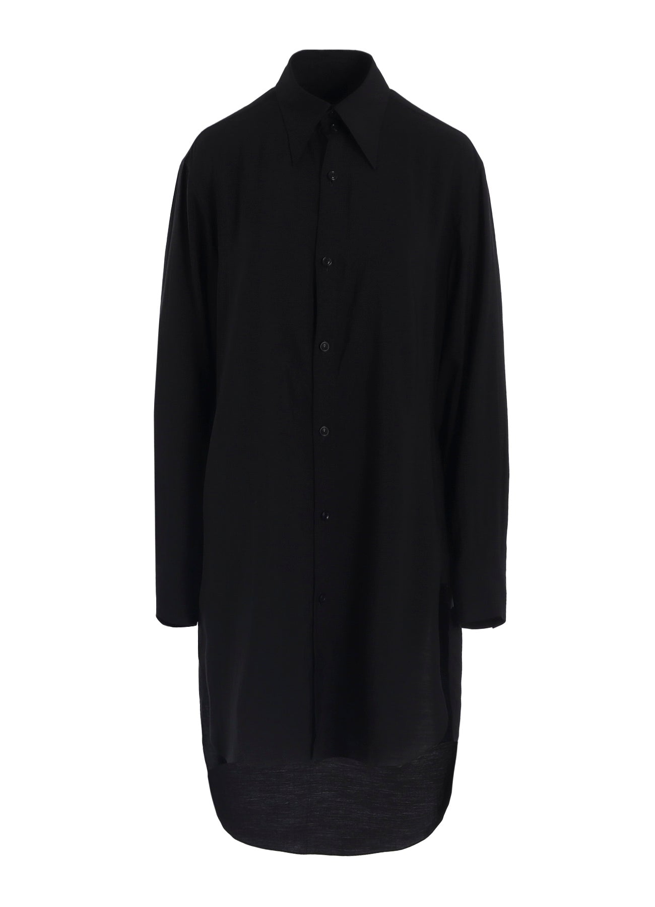HARD-TWIST SERGELAYERED FRONT SHIRT