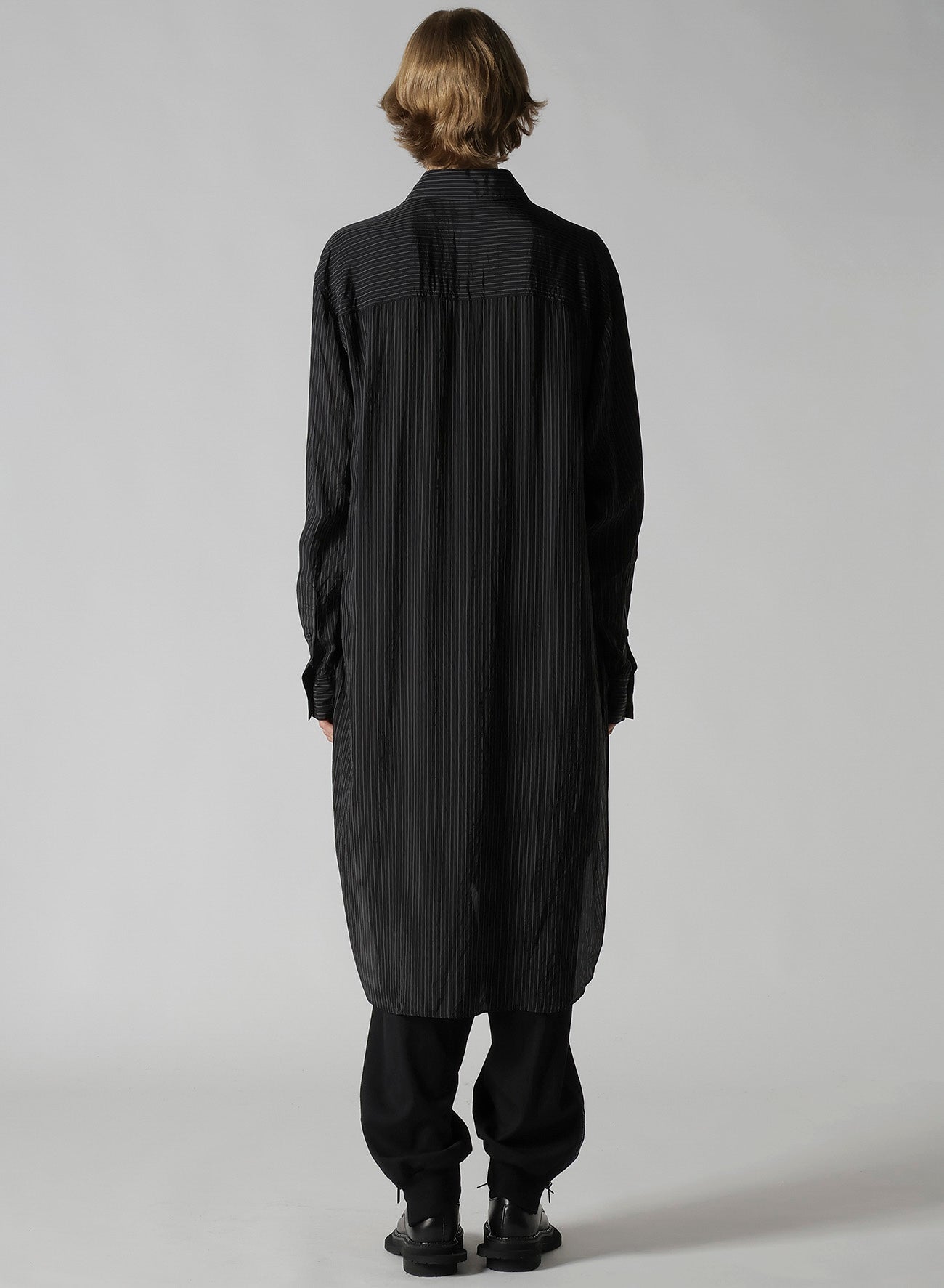 CUPRO STRIPE DOUBLE FRONT SHIRT