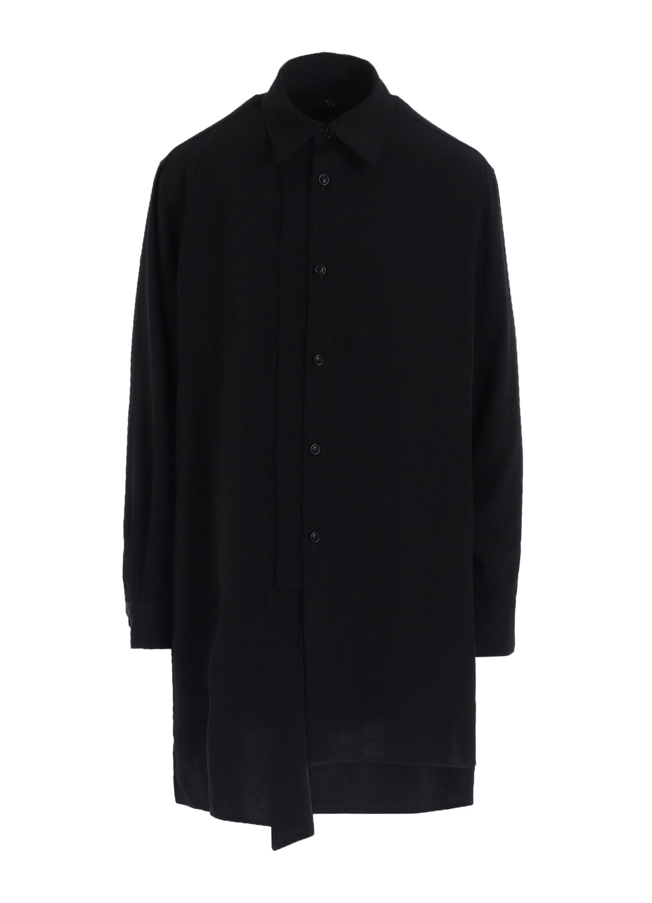 TA/PE CREPE DE CHINE ASYMMETRIC BLOUSE