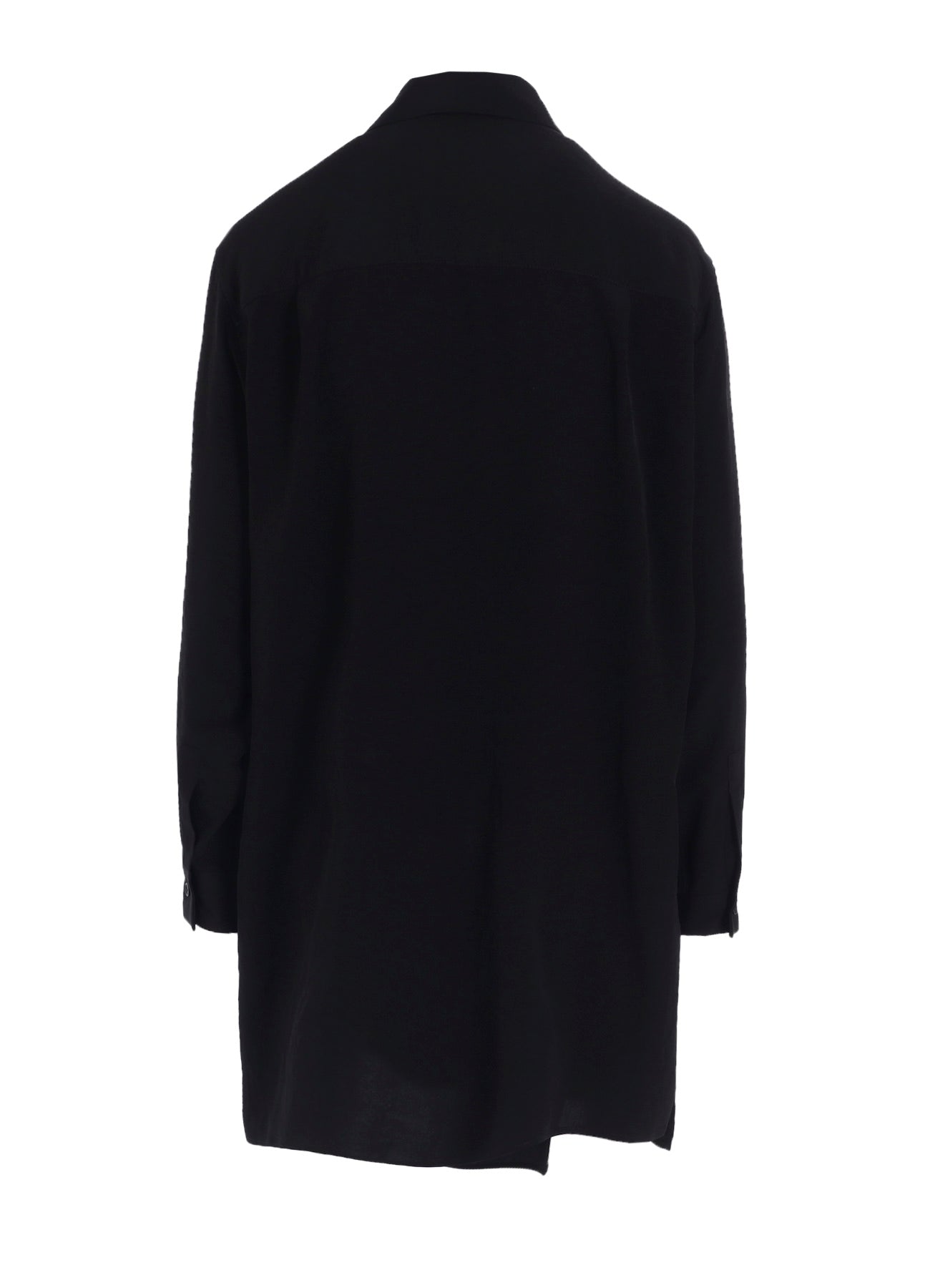 TA/PE CREPE DE CHINE ASYMMETRIC BLOUSE