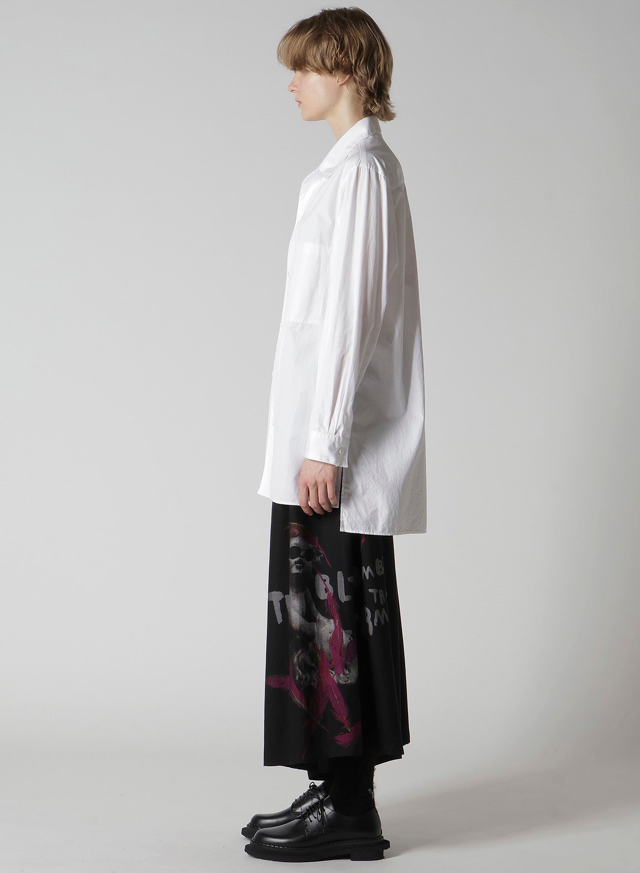 100/2 BROAD OPEN COLLAR SHIRT
