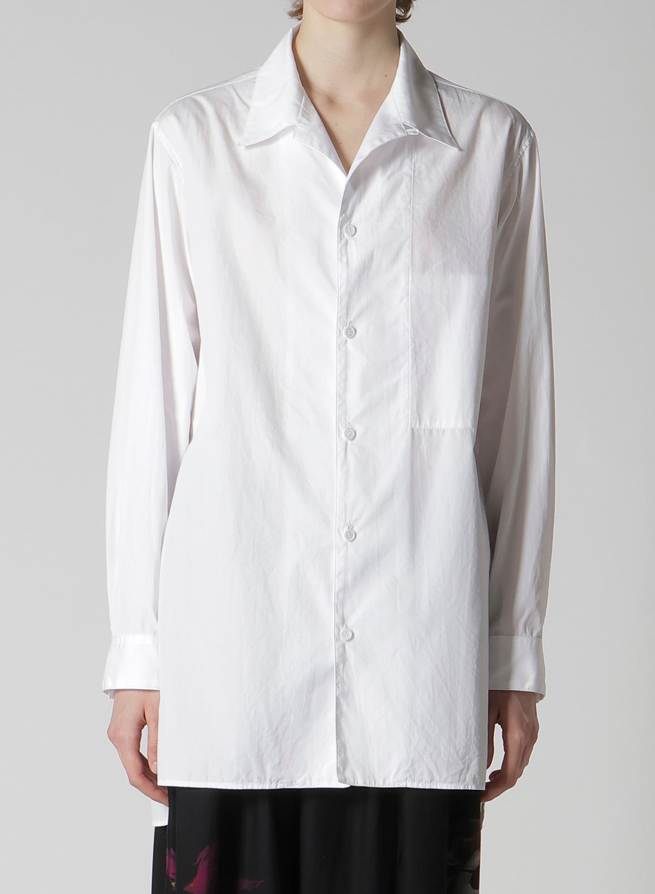 100/2 BROAD OPEN COLLAR SHIRT