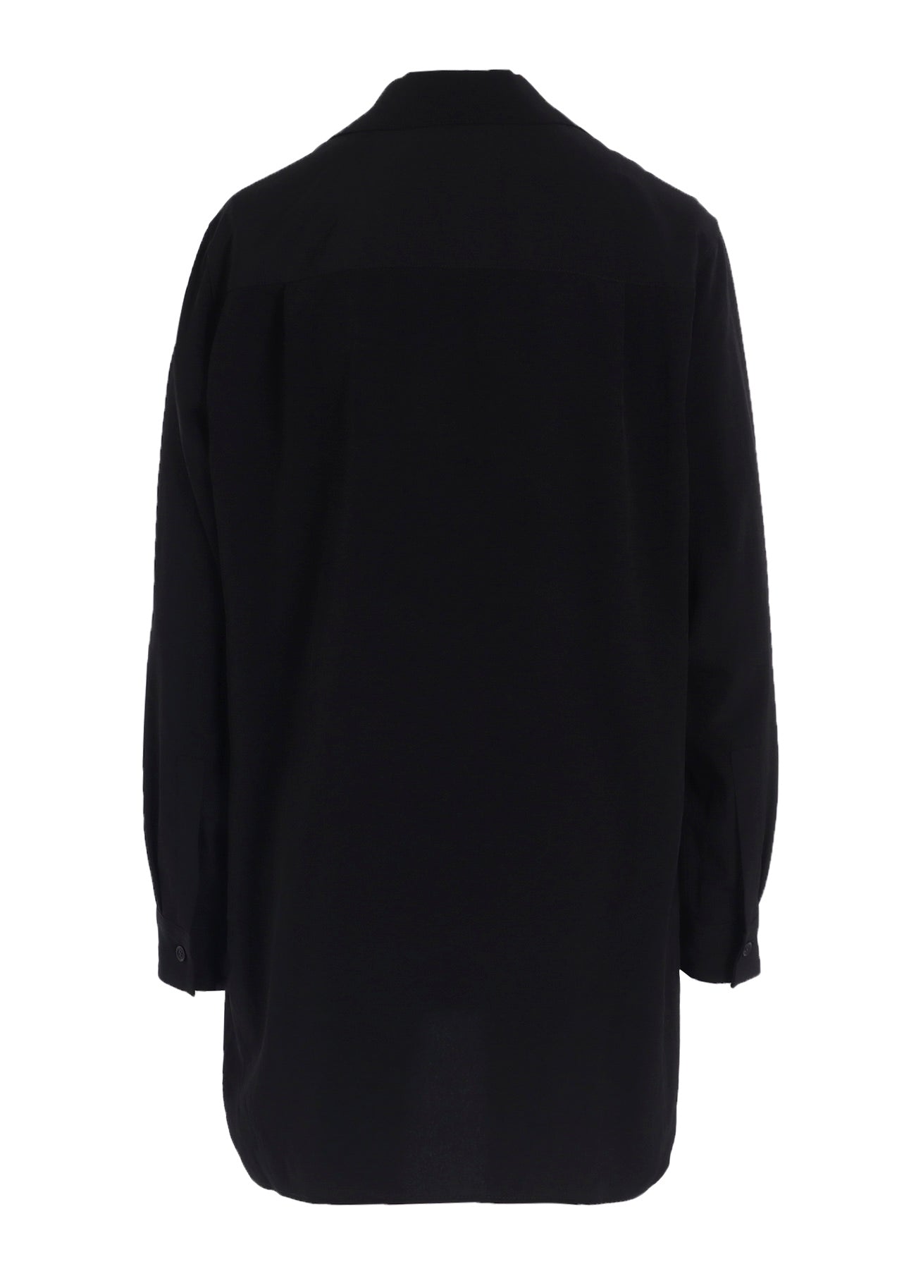 TA/PE CREPE DE CHINE OPEN COLLART SHIRT
