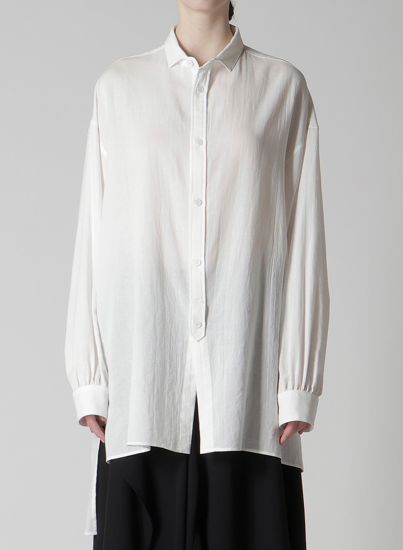 COTTON VIYELLA DESIGN COLLAR BIG BLOUSE