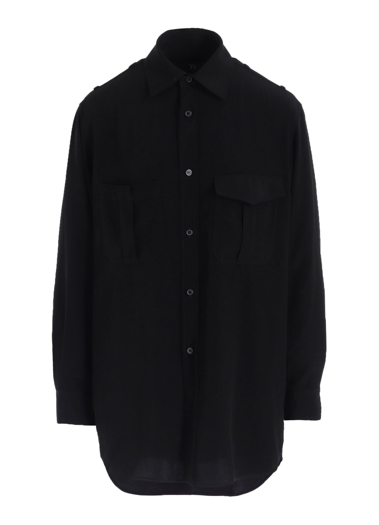 TA/PE CREPE DE CHINE SHOULDER LOOP BLOUSE