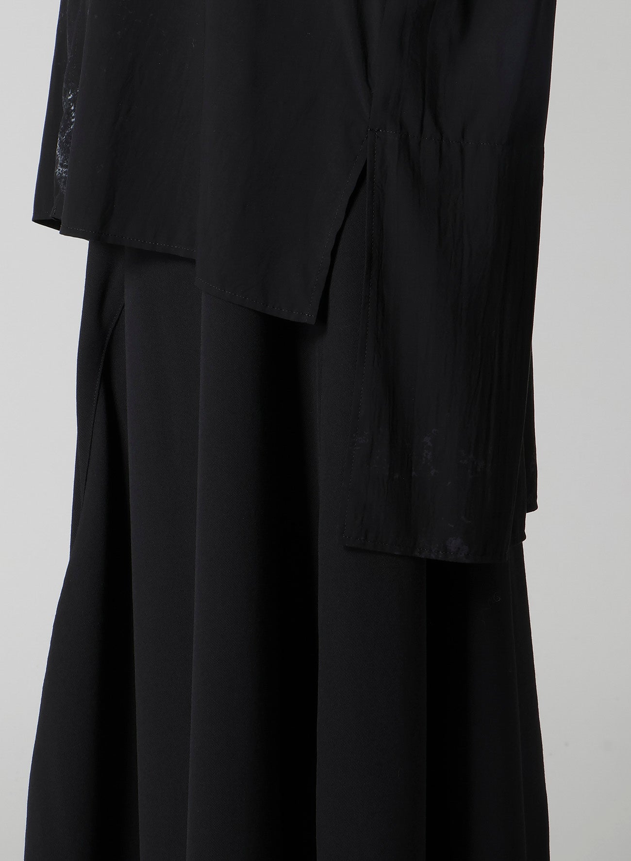 "BLACK" PRINT BIG BLOUSE