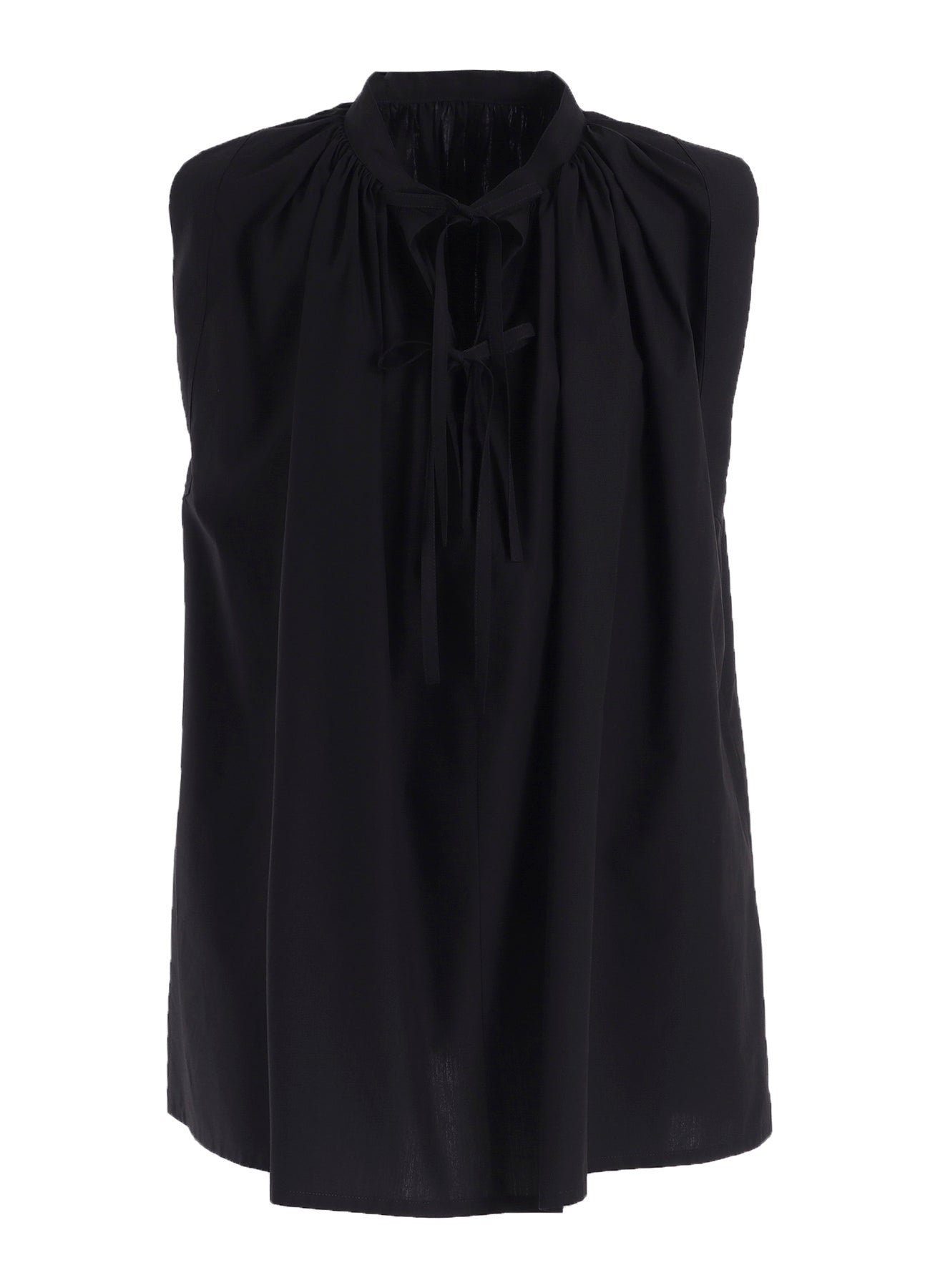 COMPACT TYPEWRITER SLEEVELES BLOUSE