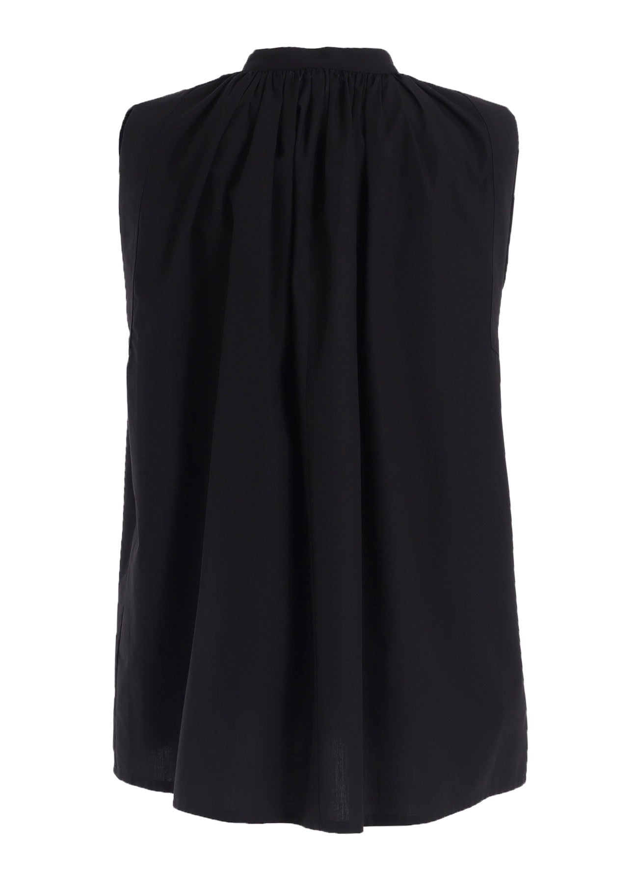 COMPACT TYPEWRITER SLEEVELES BLOUSE
