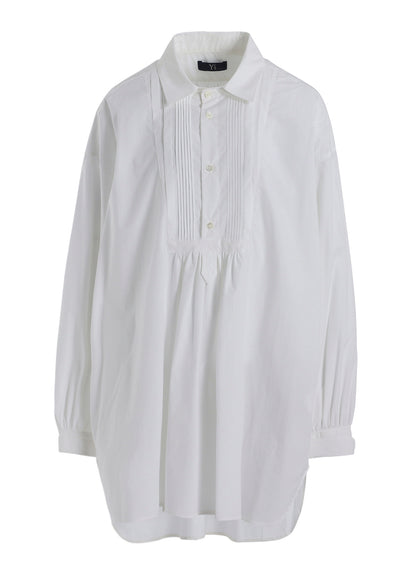 COMPACT TYPEWRITER PIN TUCKED BLOUSE