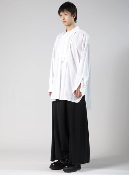 COMPACT TYPEWRITER PIN TUCKED BLOUSE