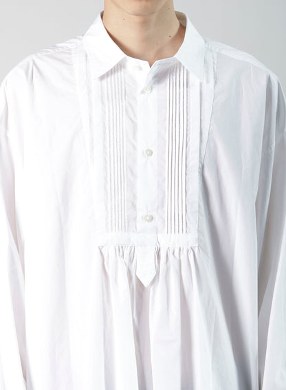 COMPACT TYPEWRITER PIN TUCKED BLOUSE