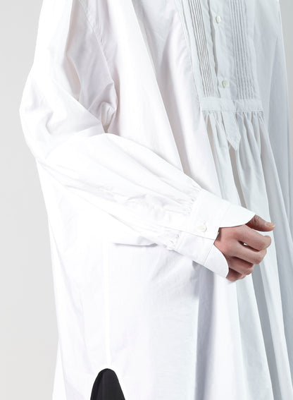 COMPACT TYPEWRITER PIN TUCKED BLOUSE