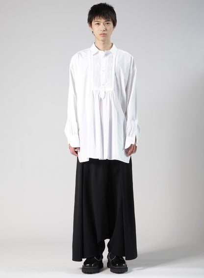 COMPACT TYPEWRITER PIN TUCKED BLOUSE