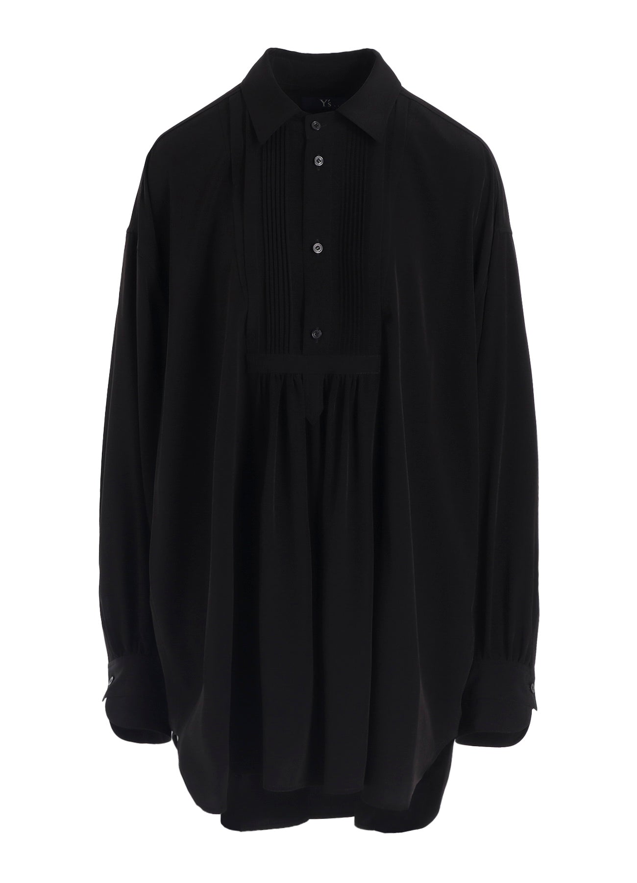 TA/PE SUPER VIYON TUSSER PIN TUCKED BLOUSE