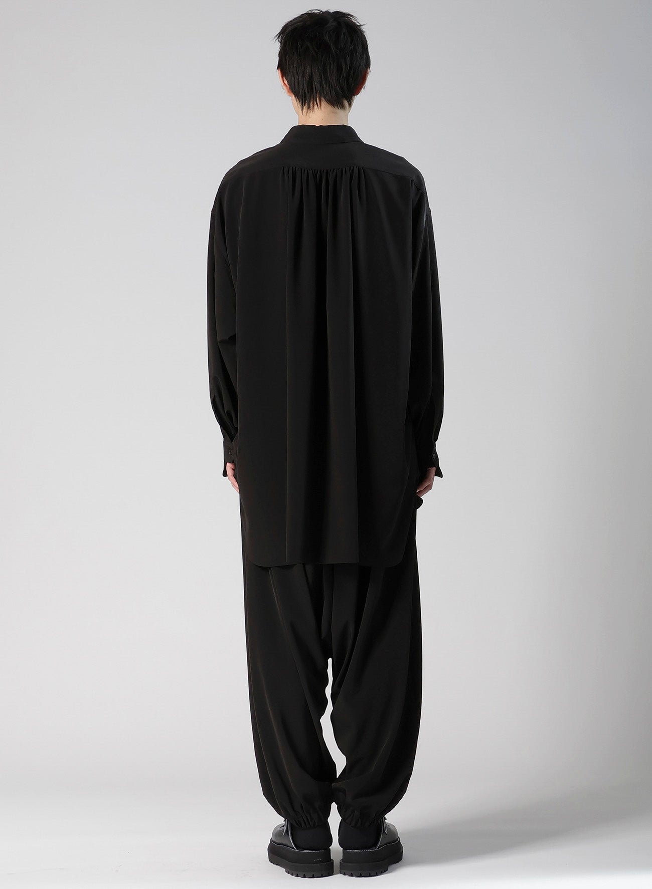 TA/PE SUPER VIYON TUSSER PIN TUCKED BLOUSE