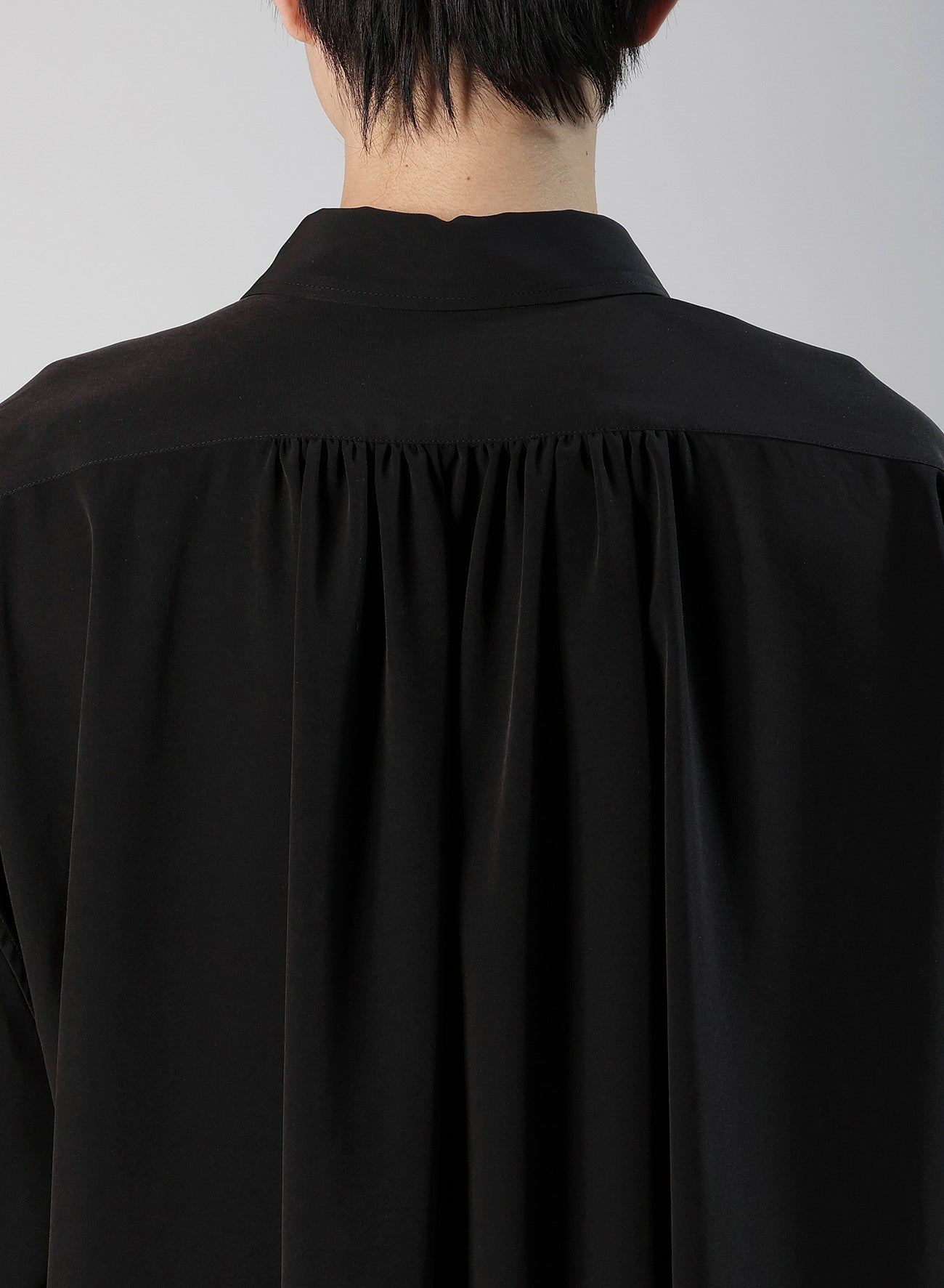 TA/PE SUPER VIYON TUSSER PIN TUCKED BLOUSE