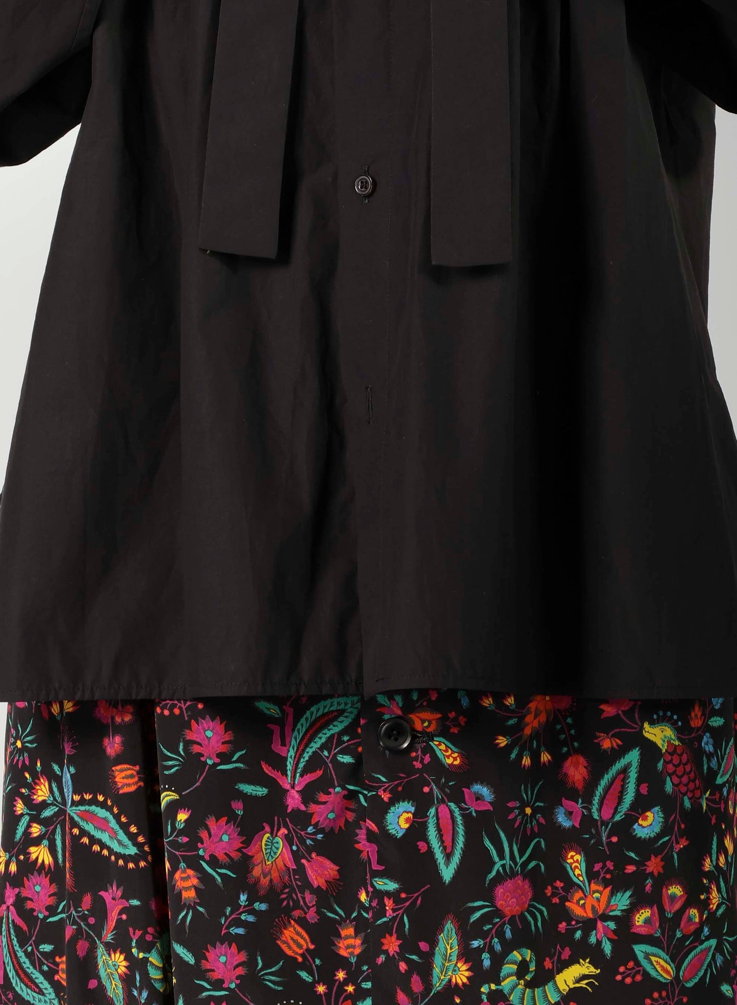 COMPACT TYPEWRITER SHIRT WITH BOWTIE