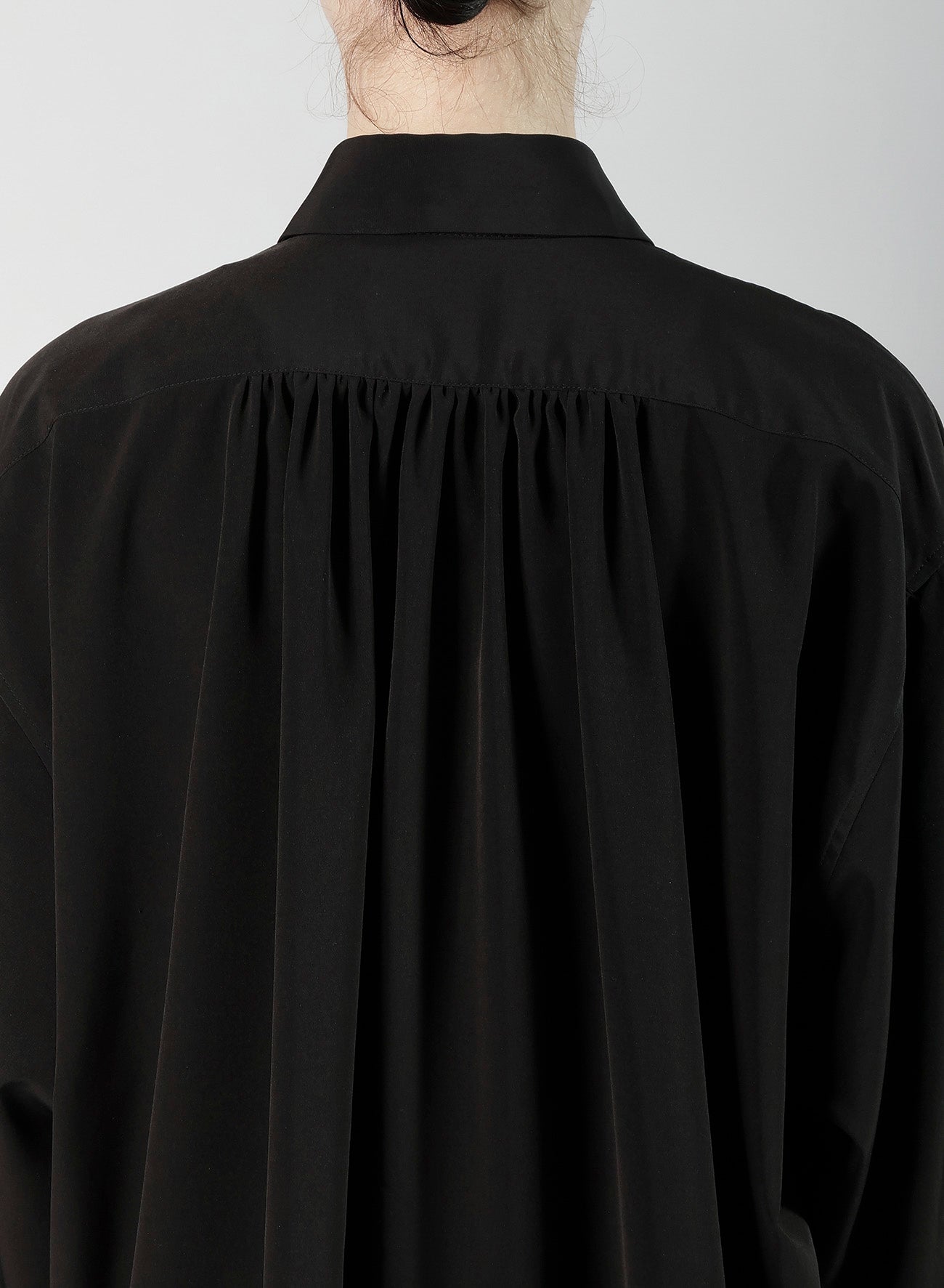 TA/PE SUPER VIYON TUSSER SHIRT WITH BOWTIE