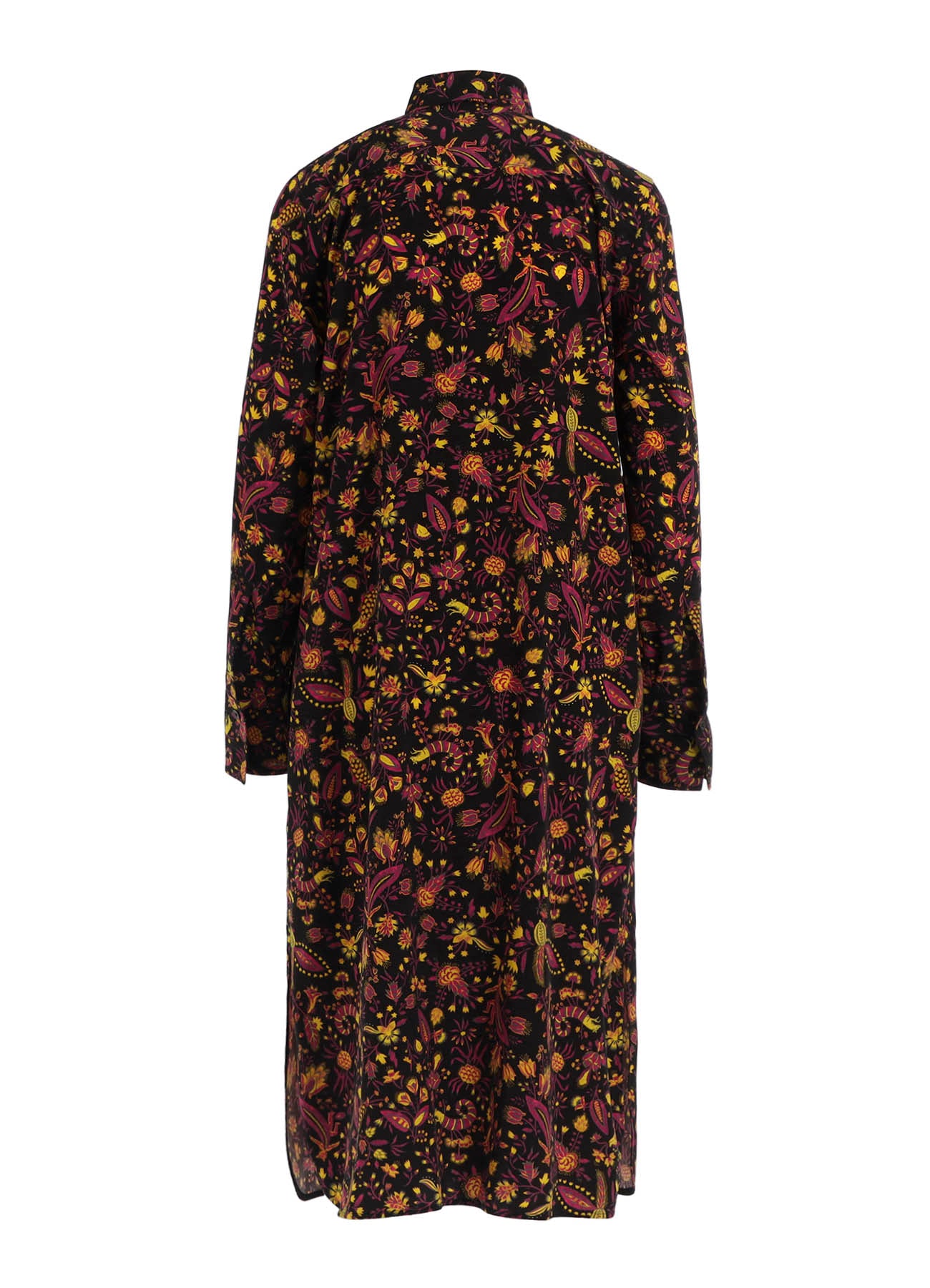 FLOWER PRINT LONG SHIRT