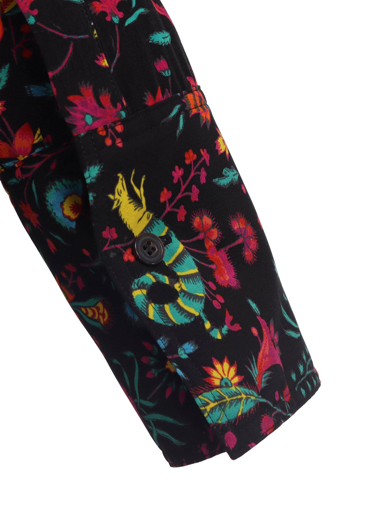 FLOWER PRINT LONG SHIRT