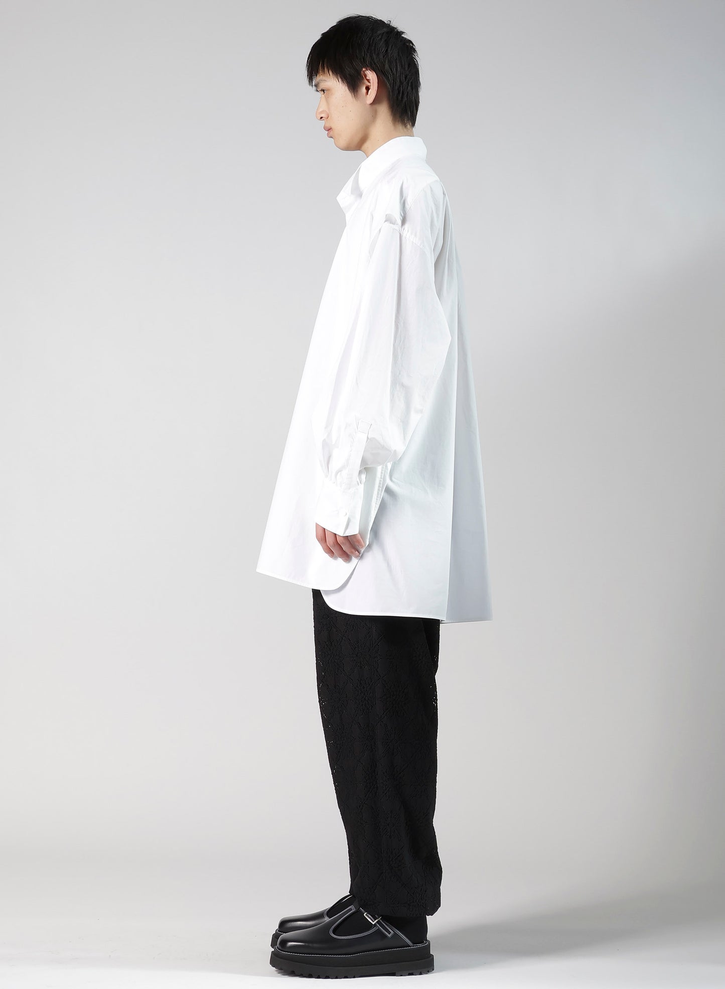 COMPACT TYPEWRITER PANEL DOUBLE BLOUSE