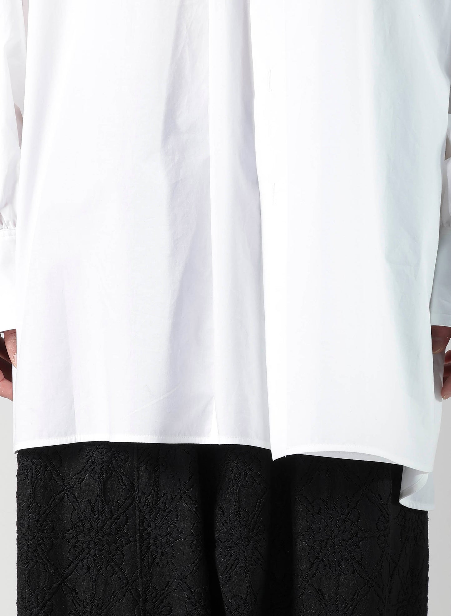 COMPACT TYPEWRITER PANEL DOUBLE BLOUSE