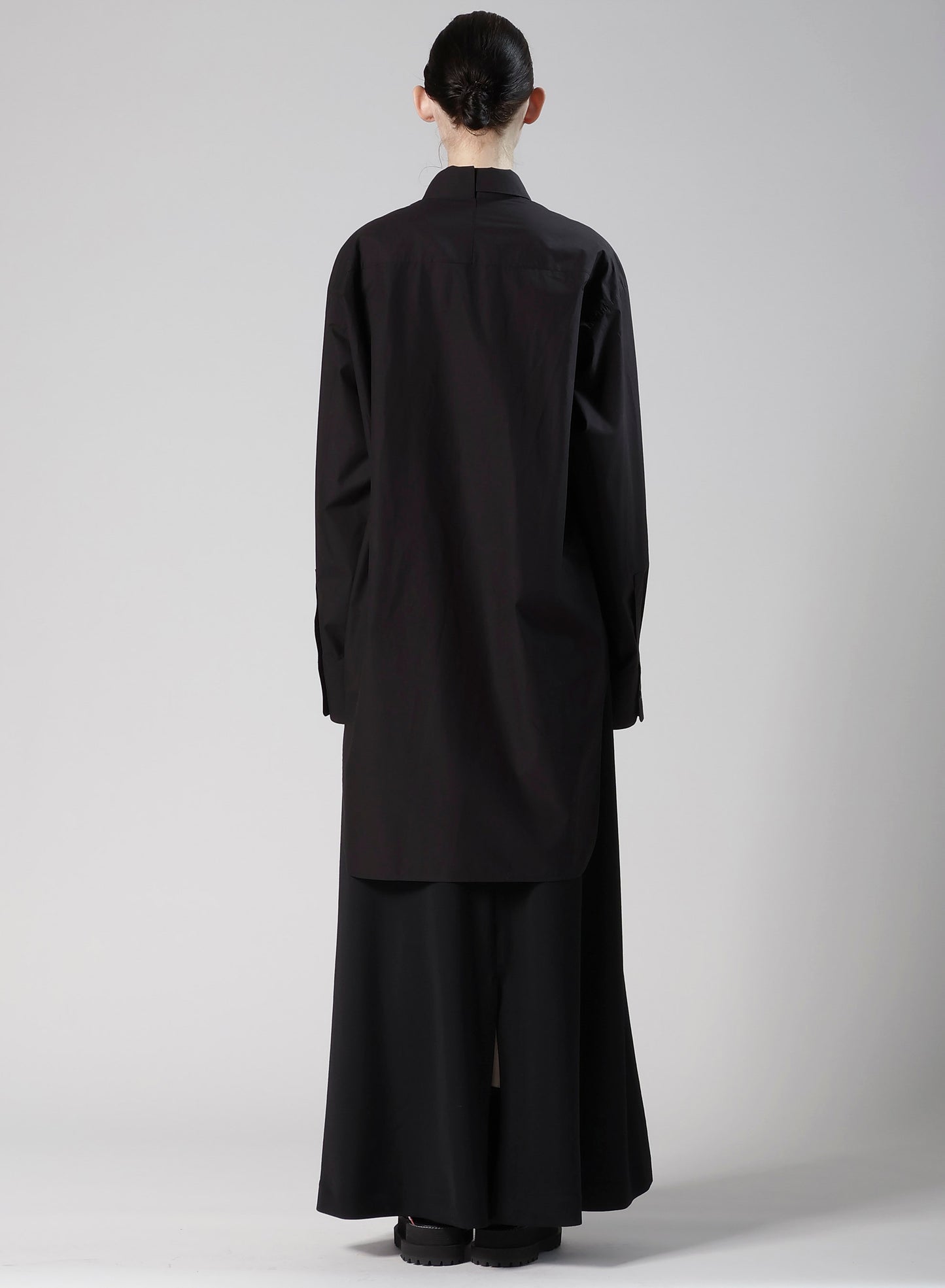 COMPACT TYPEWRITER WING COLLAR DOUBLE SHIRT