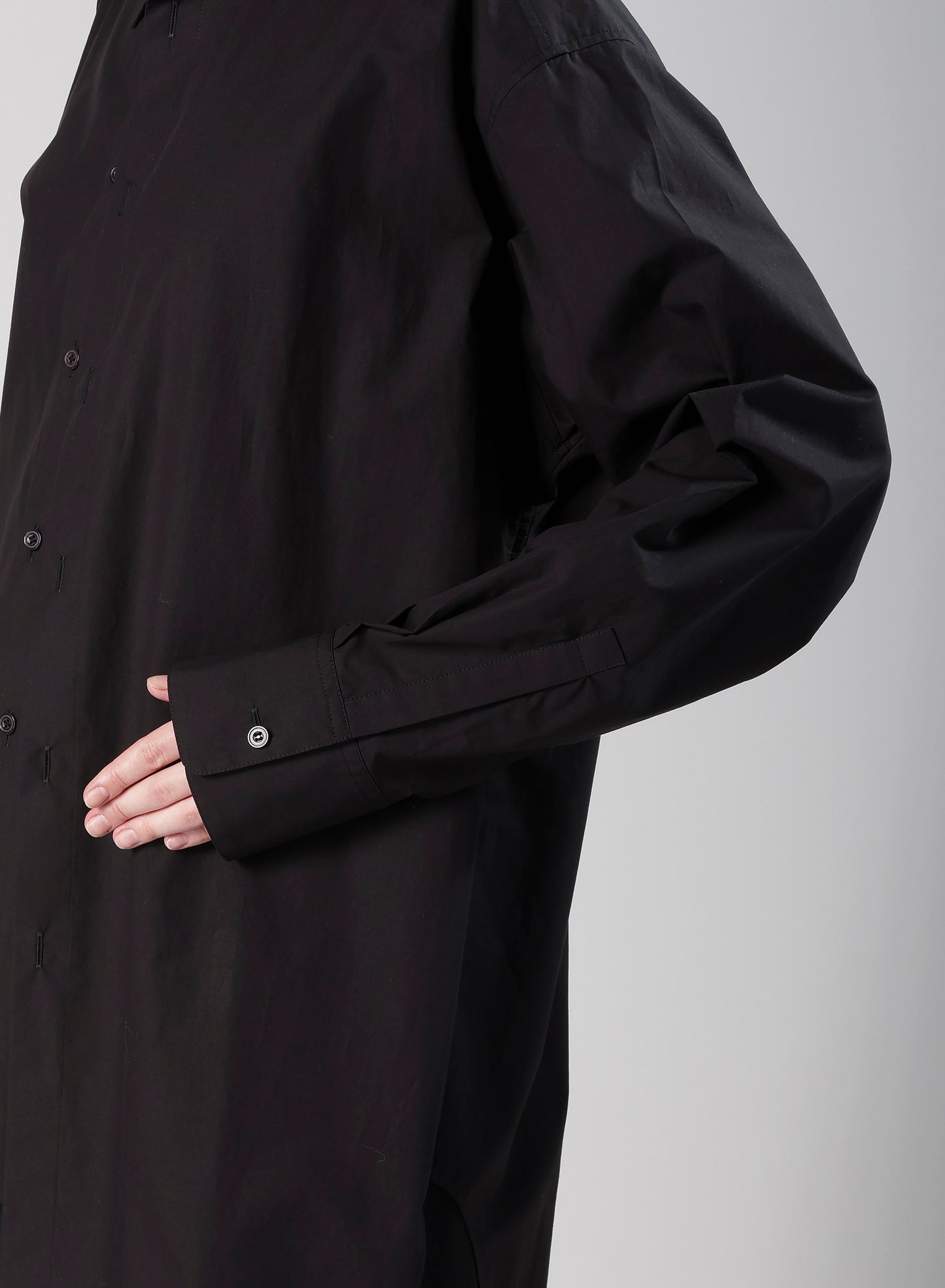 COMPACT TYPEWRITER WING COLLAR DOUBLE SHIRT