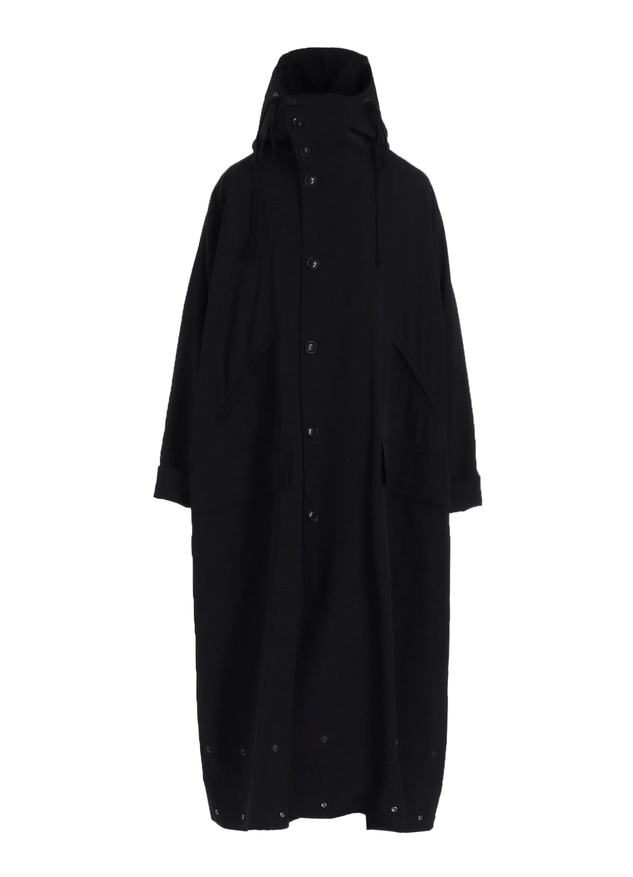 WOOL GABARDINE MILITARY COAT