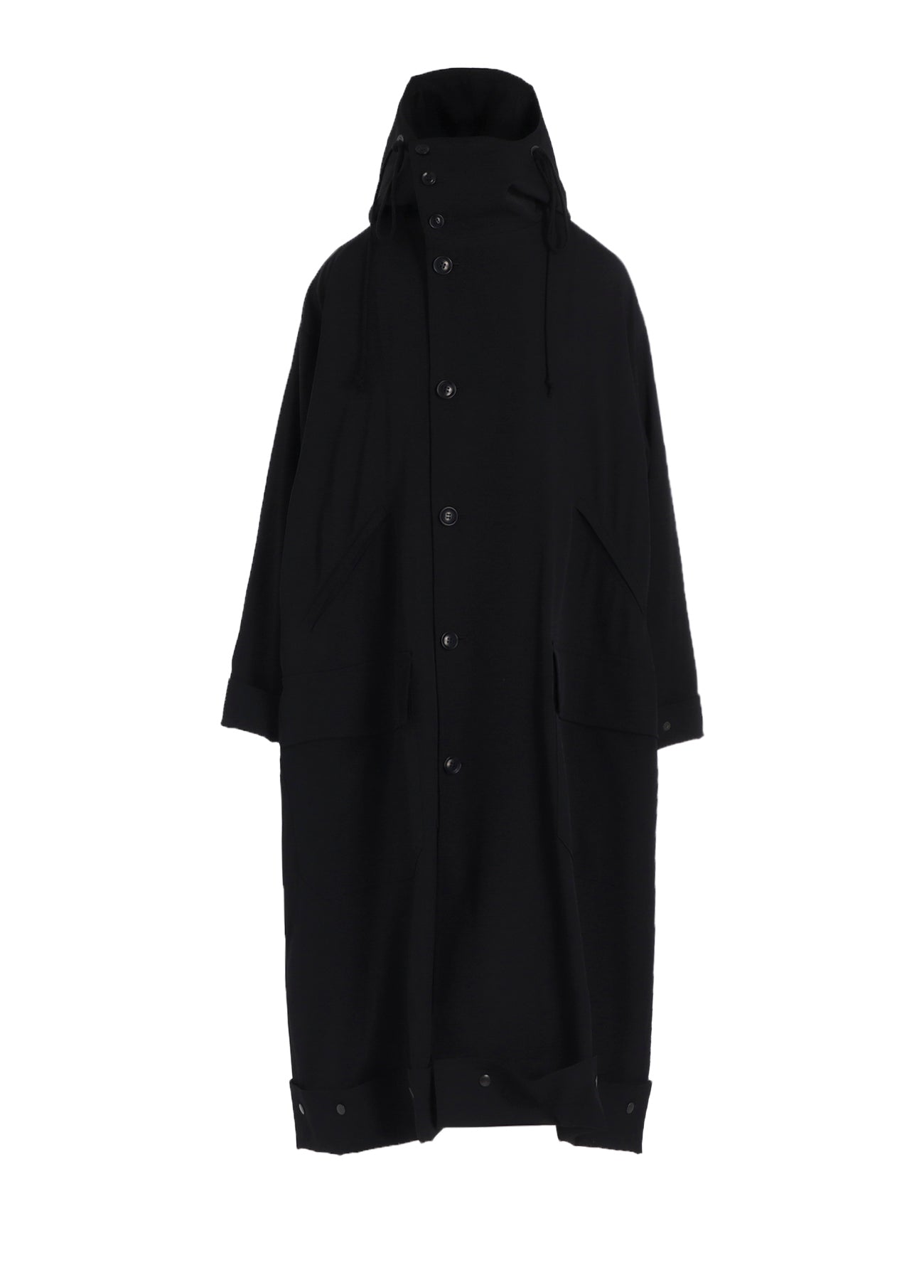 WOOL GABARDINE MILITARY COAT