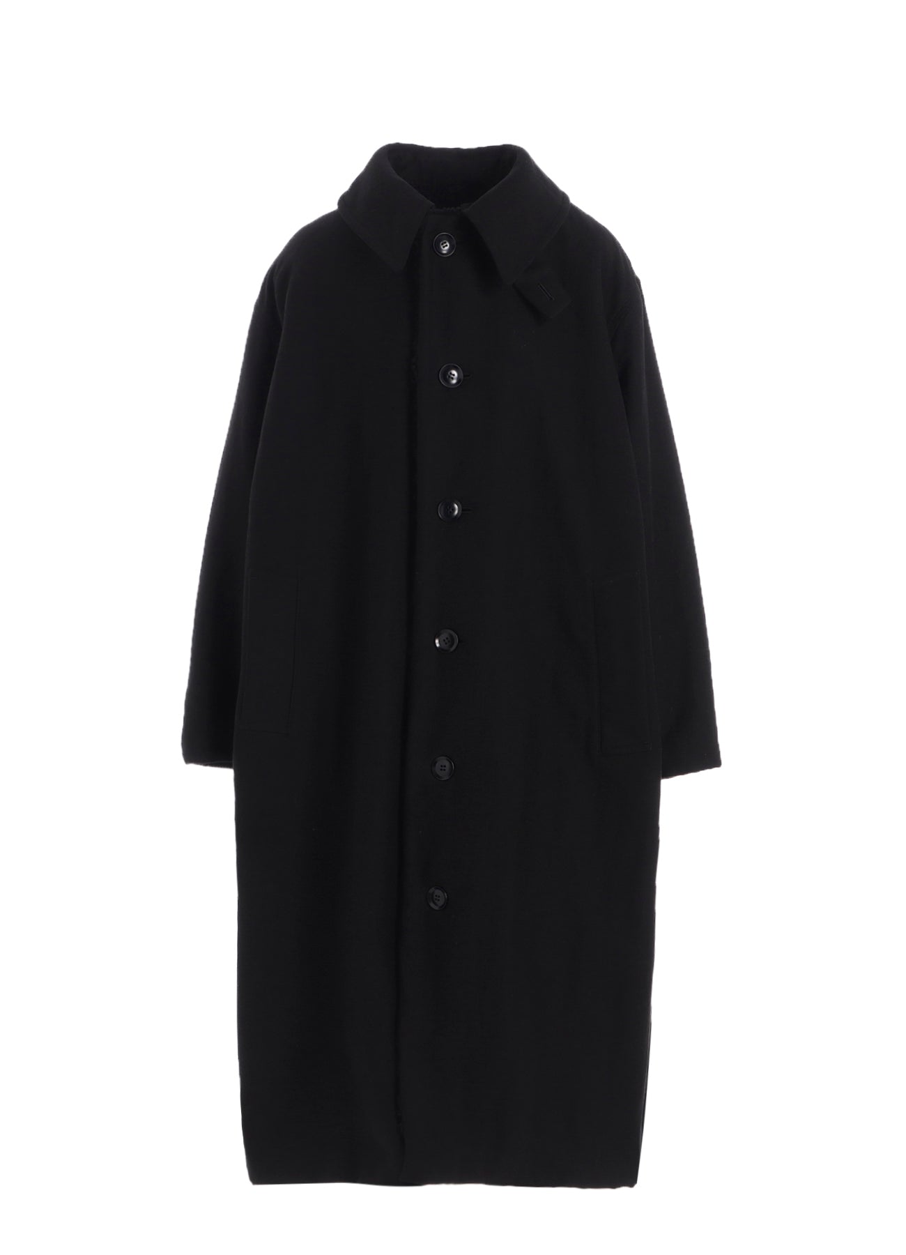 COTTON/FLAX MOLESKIN DETACHABLE HOODIE COAT