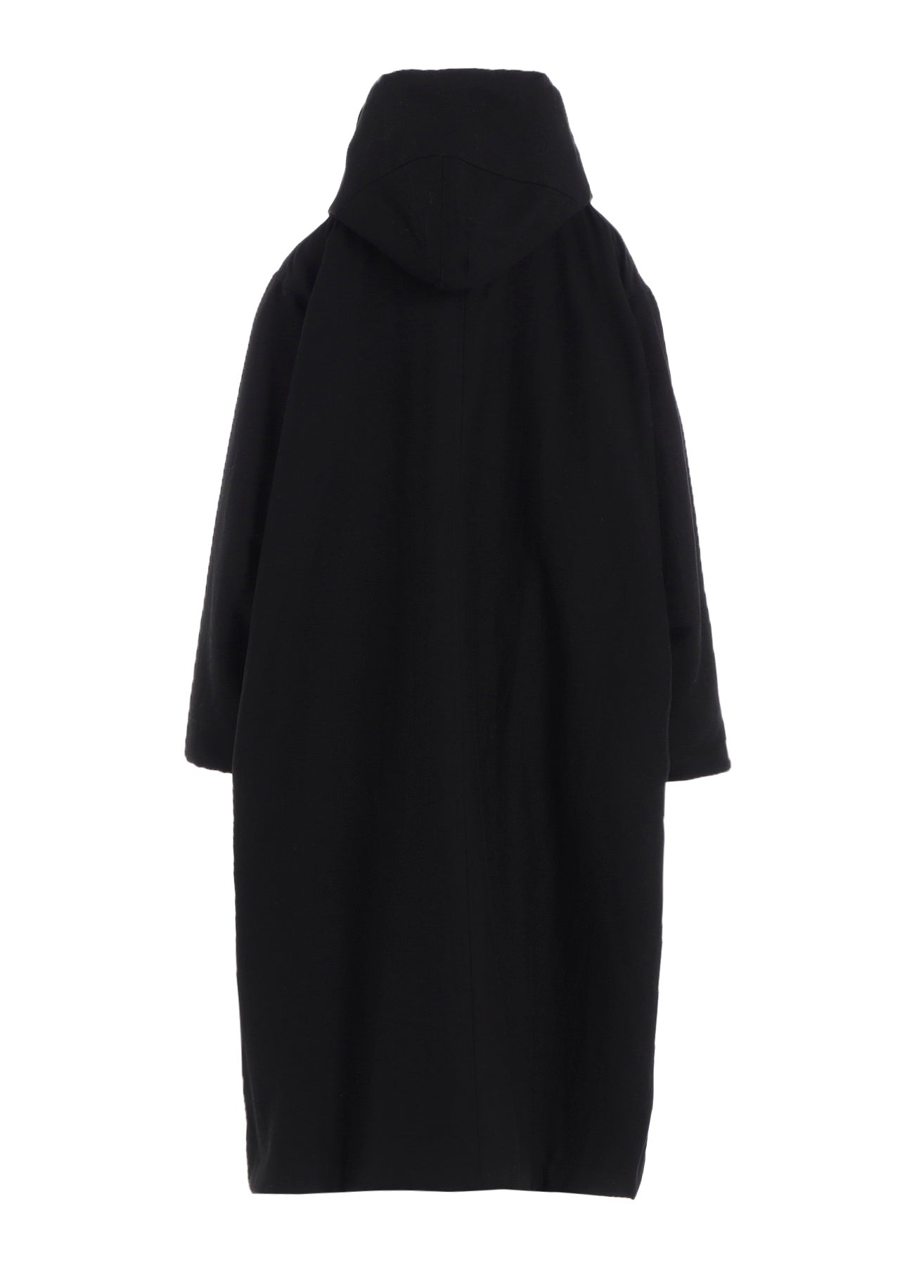 COTTON/FLAX MOLESKIN DETACHABLE HOODIE COAT